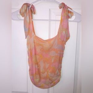 Free People mesh tank top